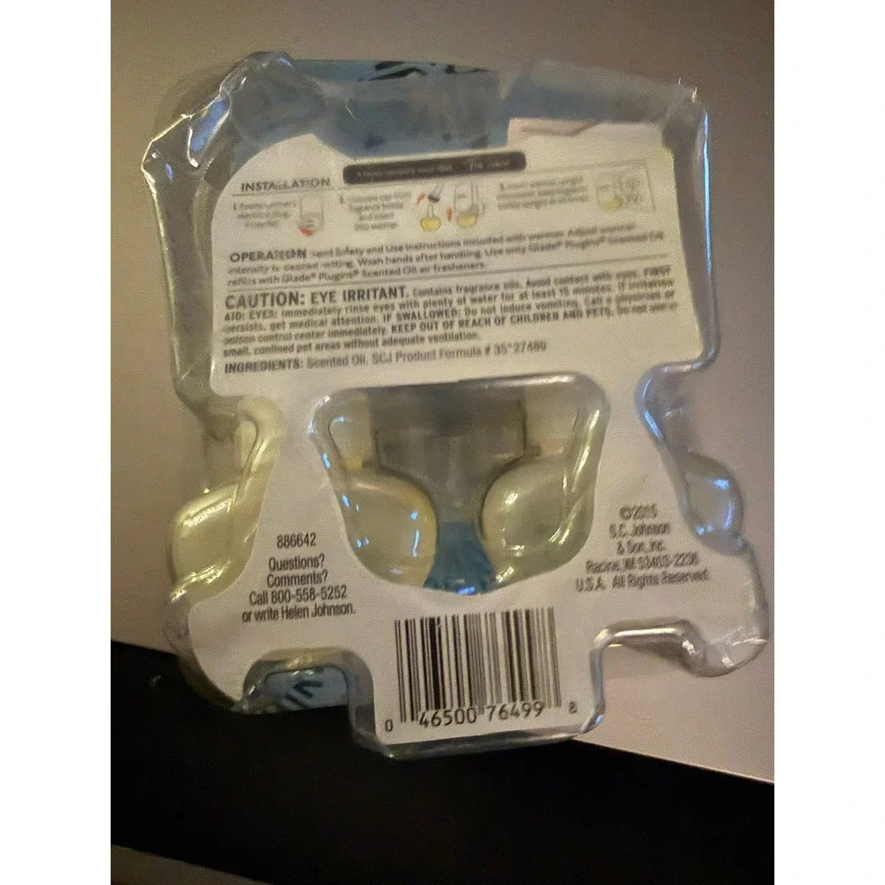 Glade Plugins Scented Oil‎ Refills Vanilla Biscotti Winter Collection 2 Pack